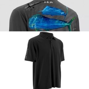 HUK: KScott Happy Hour Icon Polo NWT